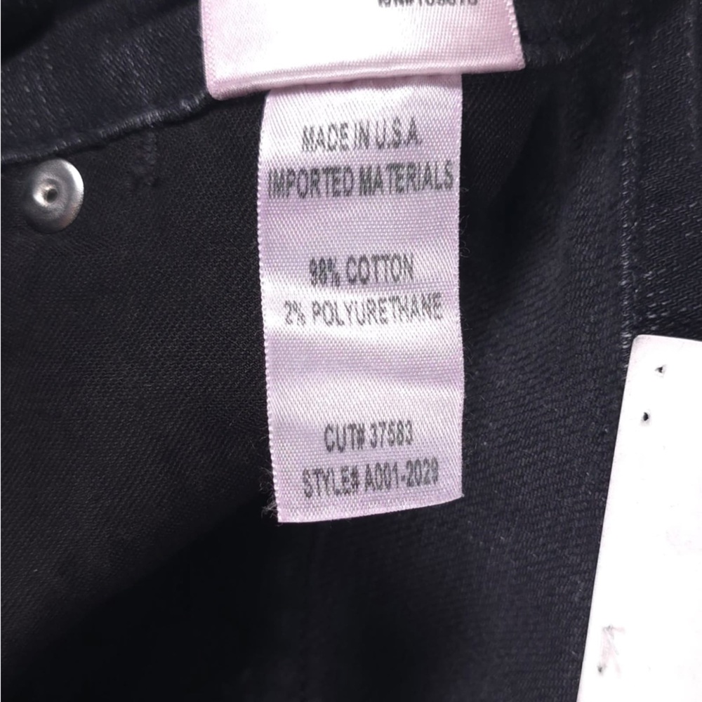 NWT AGOLDE USA🇺🇸MADE‎ CHLOE Low Rise Slim LIVERPOOL Jeans A001-2029 Size 25 - Picture 15 of 16
